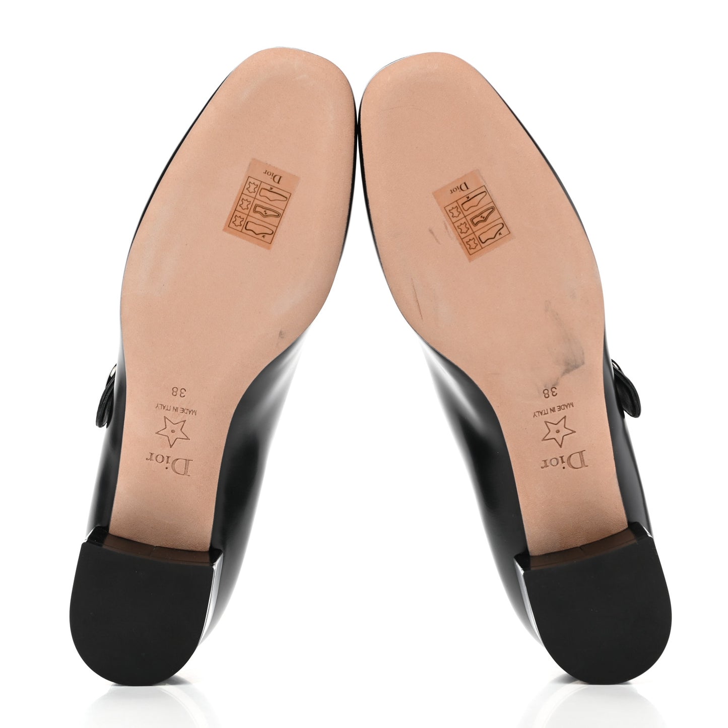 Brushed Calfskin Uniform 30mm Pumps 38 Black