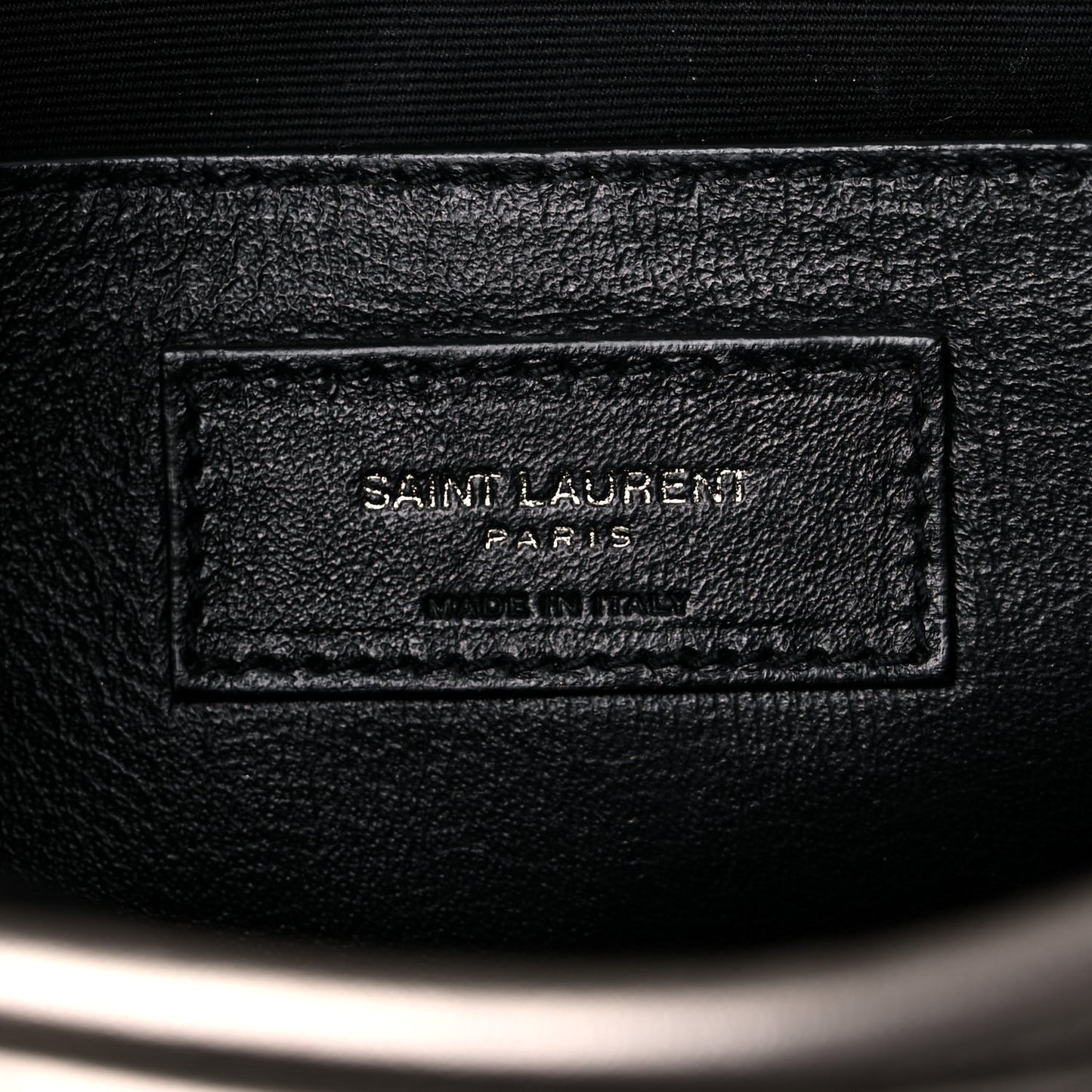 Crinkled Calfskin Matelasse Monogram Baby Niki Chain Satchel Platinum