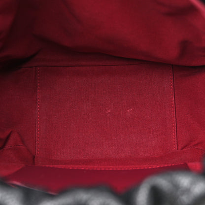 Chanel Caviar Quilted Chain Around Multi Chain Bucket Drawstring Bag Black 5 of 10