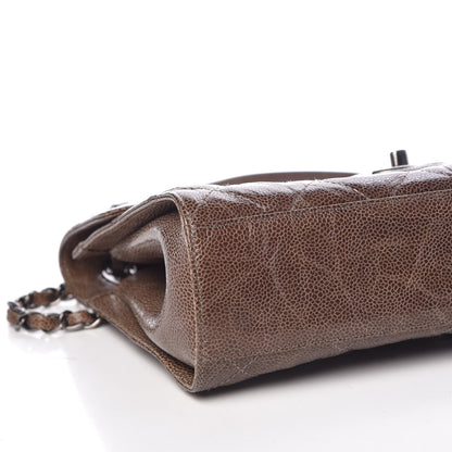 Chanel Crumpled Grained Calfskin Medium CC Crave Flap Brown 8 of 10