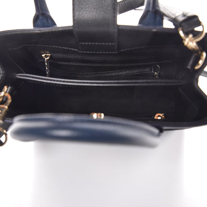 Chanel Grained Calfskin Mini Neo Executive Shopper Tote Navy 5 of 8