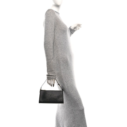 Louis Vuitton Epi Pochette Accessories 21 Black 2 of 10