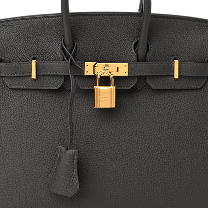 Hermes Togo Birkin 25 Graphite 7 of 11