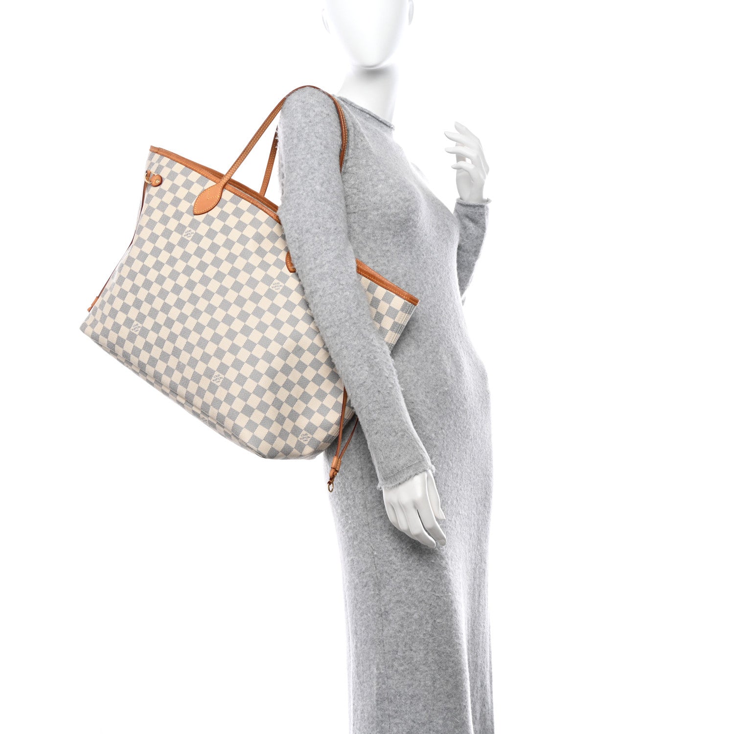 Louis Vuitton LOUIS VUITTON Damier Azur Neverfull GM 2 of 9