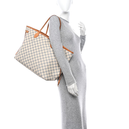 Louis Vuitton LOUIS VUITTON Damier Azur Neverfull GM 2 of 9