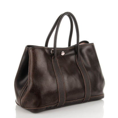 Hermes Amazonia Buffle Skipper Garden Party 30 TPM Havane 3 of 13