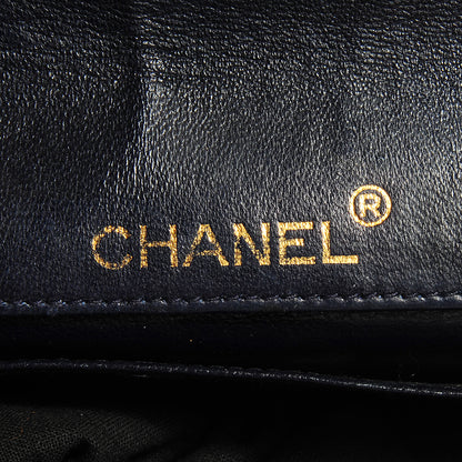 Chanel Lambskin CC Flap Small Navy 7 of 11