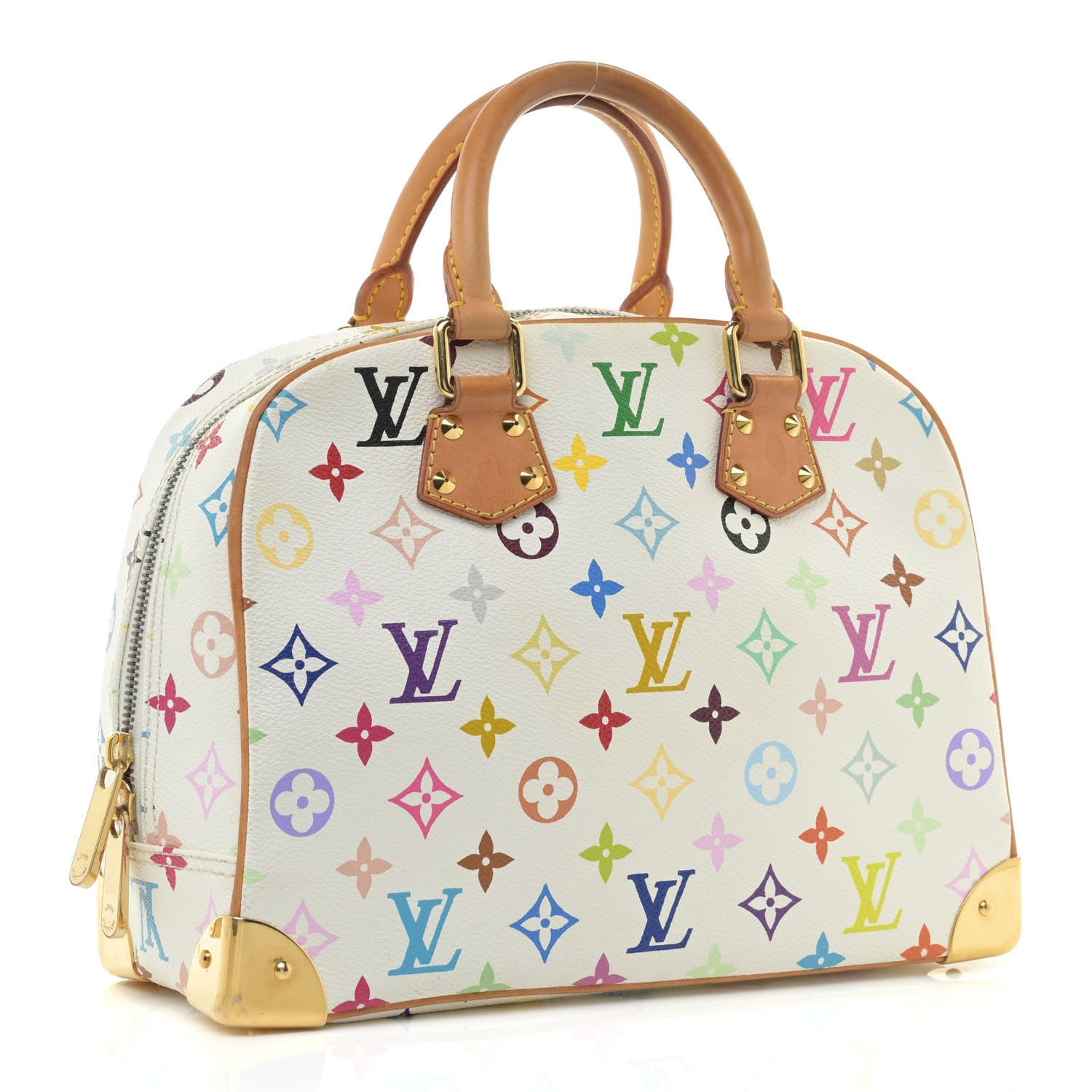 Louis Vuitton Monogram Multicolor Trouville White 3 of 15