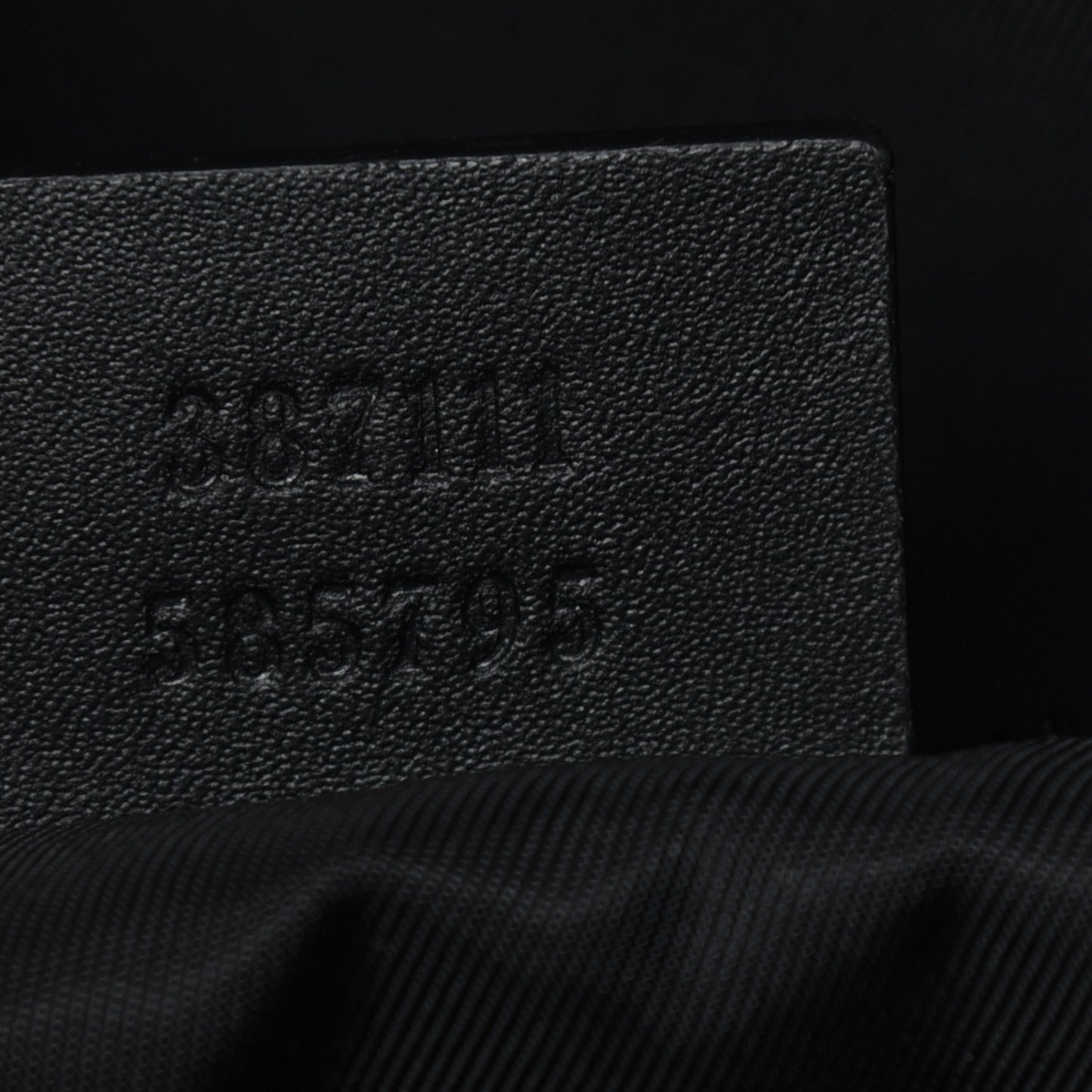 GG Supreme Monogram Web Messenger Bag Black