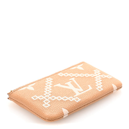 Louis Vuitton Empreinte Monogram Giant Broderies Key Pouch Arizona 8 of 14