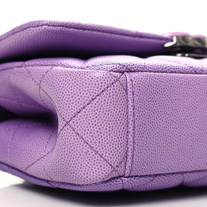 Chanel Shaded Caviar Quilted My Everything Small Flap Purple Light Purple 9 of 10