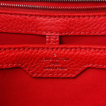 Louis Vuitton Taurillon Capucines PM Rubis 6 of 10