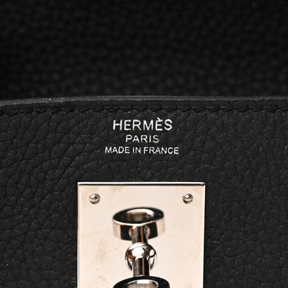Hermes Togo Au Galop Kelly Retourne 28 Bleu Indigo Black Cuivre 6 of 12