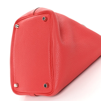 Hermes Taurillon Clemence Picotin Lock 18 PM Bougainvillea 10 of 10
