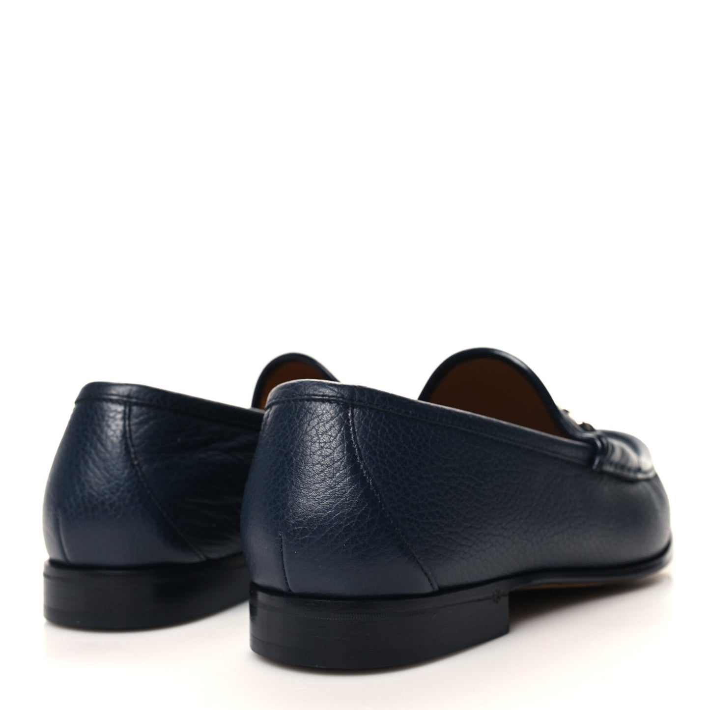 Road Calfskin Mens Horsebit Loafers 7.5 Blue