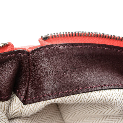 Hermes Milo Lambskin Swift Calfskin Tohubohu Pouch PM Rose Jaipur Prune 7 of 7