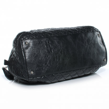 Chanel Aged Calfskin Coco Rider Bowling Bag Black 4 of 7
