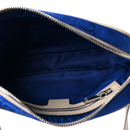 Gucci Econyl Nylon Monogram Off The Grid Belt Bag 95 38 Orient Blue New Plaster 5 of 10