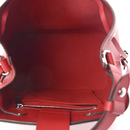 Louis Vuitton Calfskin Lockme Bucket Rubis 5 of 8