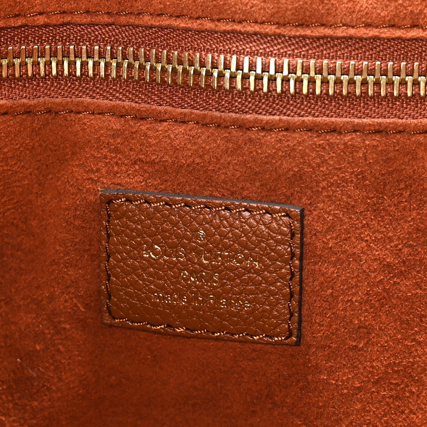Louis Vuitton Empreinte Monogram Giant Neverfull MM Cognac 7 of 9