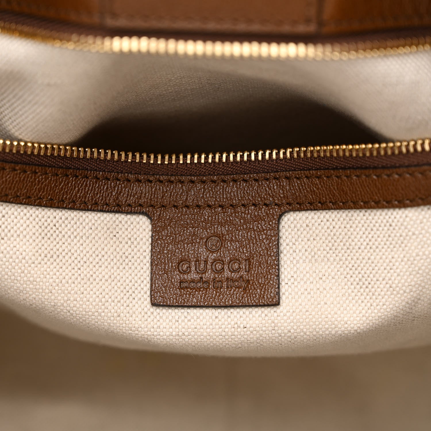 Gucci Monogram Horsebit 1955 Tote Bag Beige Brown Sugar 6 of 16