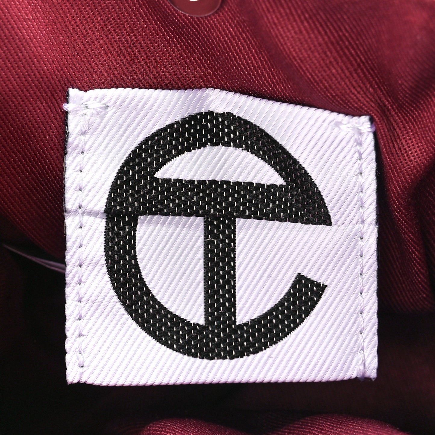 Vegan Leather Small Shopping Bag Oxblood