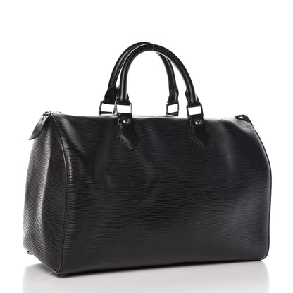 Louis Vuitton Epi Speedy 30 Black 13 of 20