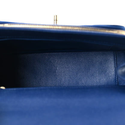 Chanel Caviar Quilted Medium Business Affinity Flap Dark Blue 5 of 10