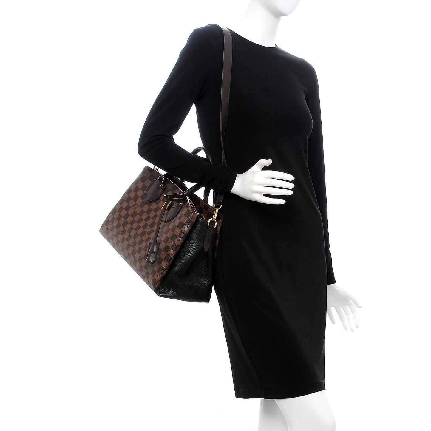 Cuir Taurillon Damier Ebene Normandy Black