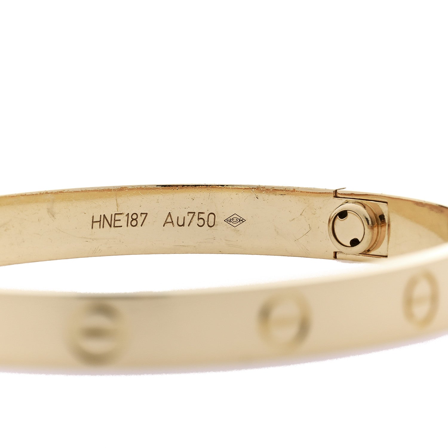 Cartier 18K Yellow Gold LOVE Bracelet 17 6 of 8