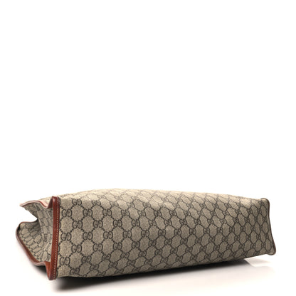 Gucci GG Plus Monogram Large Signature Web Loop Tote Brown 4 of 10