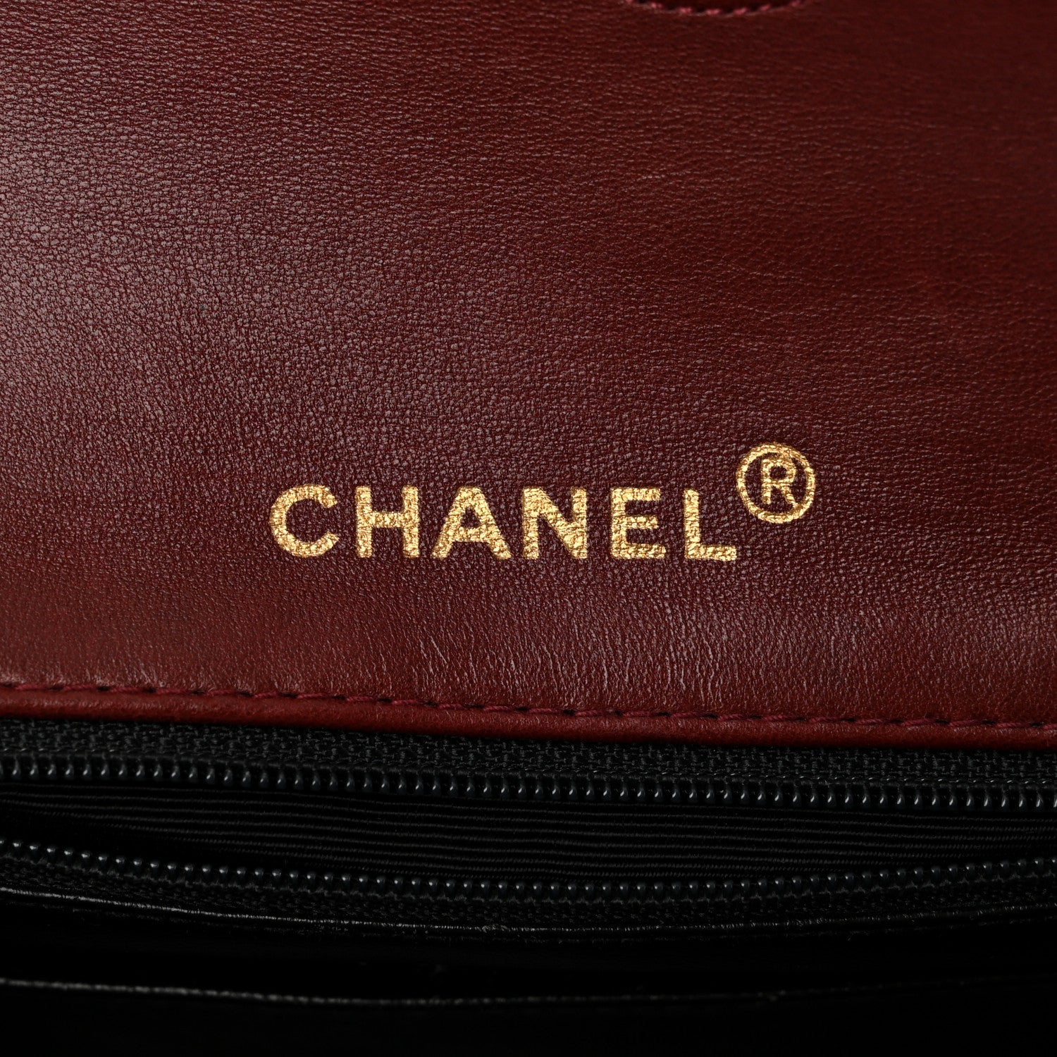 Chanel Lambskin Quilted Mini Square Flap Burgundy 6 of 11