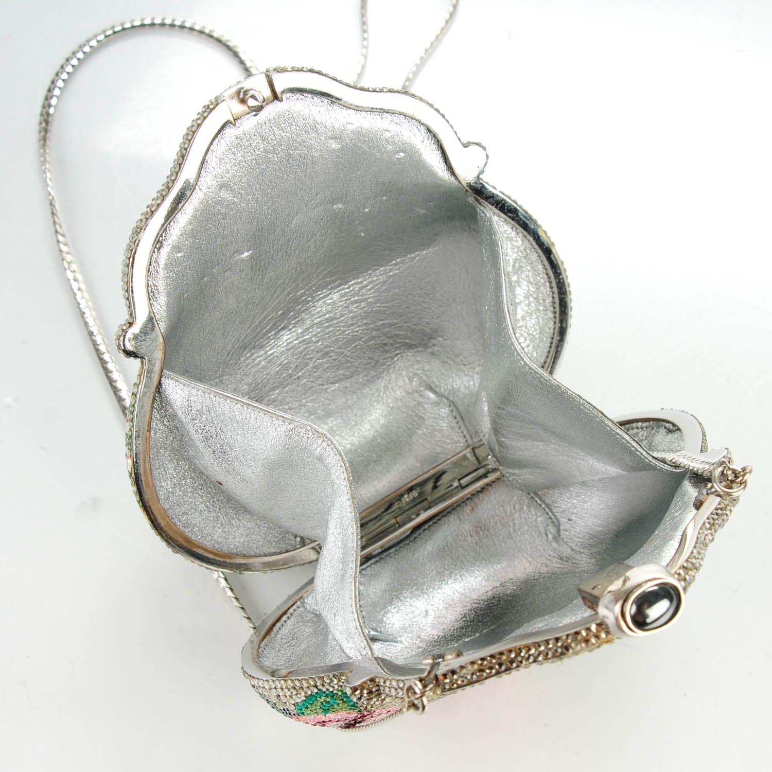 Judith Leiber Swarovski Crystal Floral Miniaudiere Clutch 5 of 7