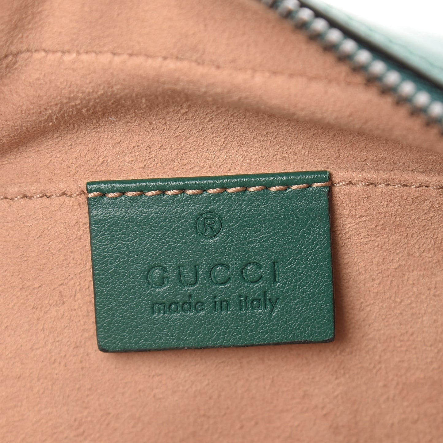 Calfskin Matelasse Small GG Marmont Chain Shoulder Bag Emerald Green