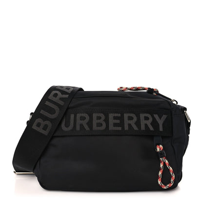Burberry Nylon Logo Detail Crossbody Bag Black 1 of 8