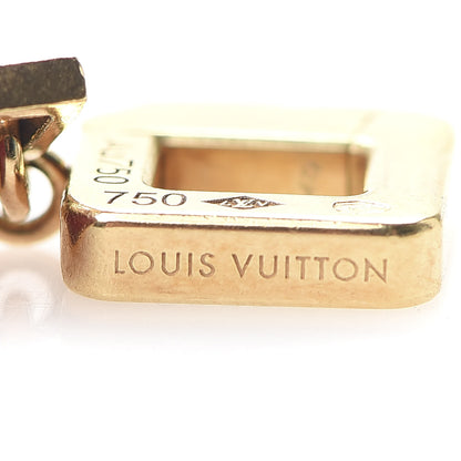 Louis Vuitton 18K Yellow Gold Enamel LV Fountain Pen Charm Red 5 of 7