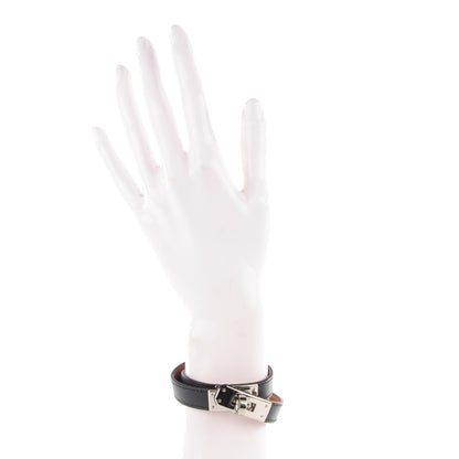 Hermes Chamonix Kelly Double Tour Bracelet S Black 2 of 7