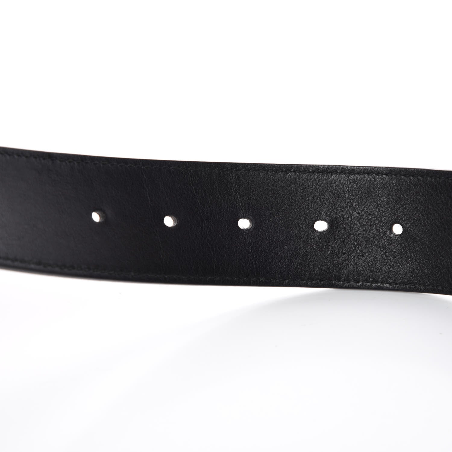 Gucci Calfskin Double G 40mm Belt 80 32 Black 6 of 7