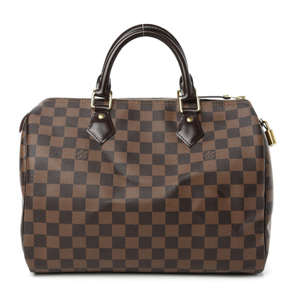 Louis Vuitton Damier Ebene Speedy 30 1 of 10