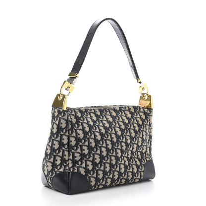 Christian Dior Monogram Shoulder Bag Blue 3 of 13