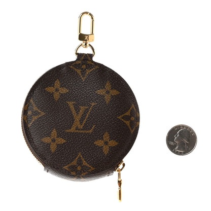 Louis Vuitton Monogram 2021 Christmas Animation Japanese Garden Round Coin Purse Wisteria Pink 2 of 4