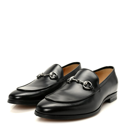 Gucci Betis Glamour Calfskin Mens Jordaan Loafers 9.5 Black 4 of 10