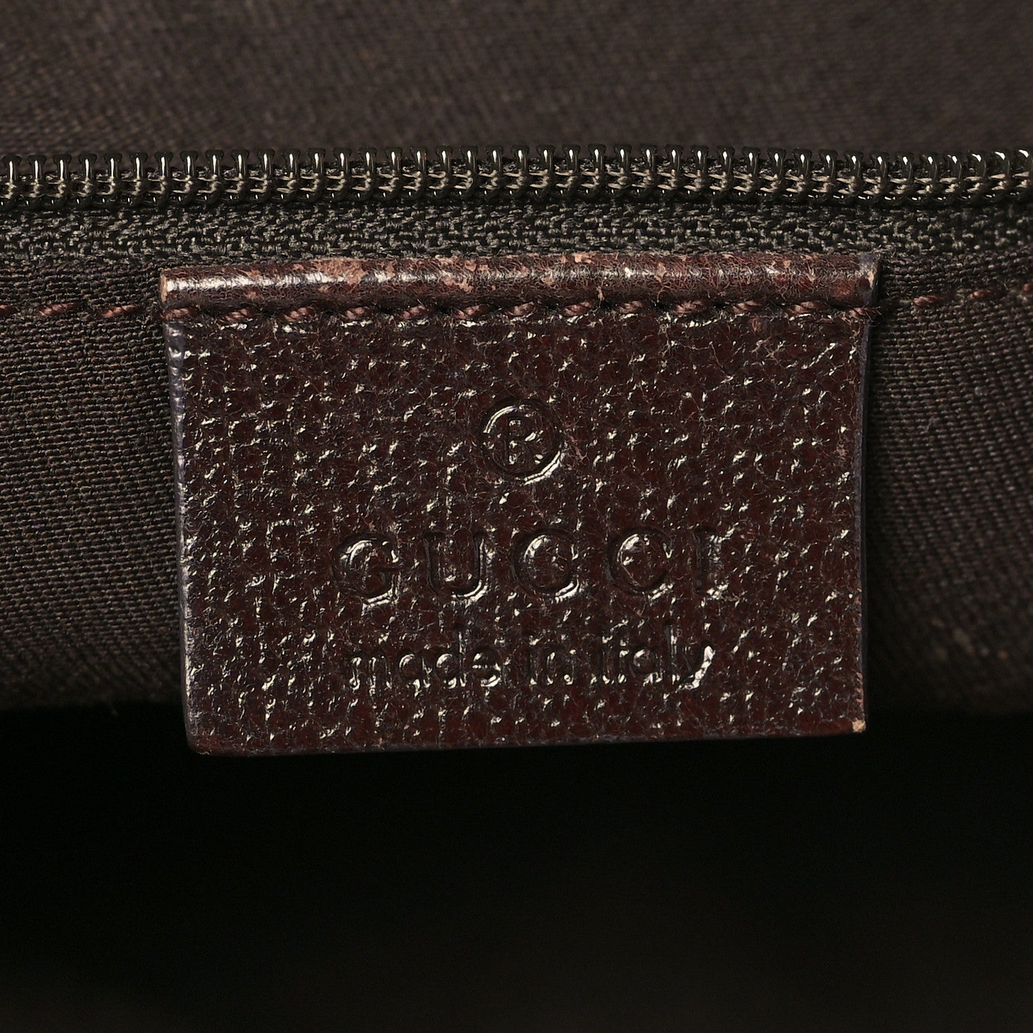 Gucci Monogram Small Princy Satchel Dark Brown 6 of 11