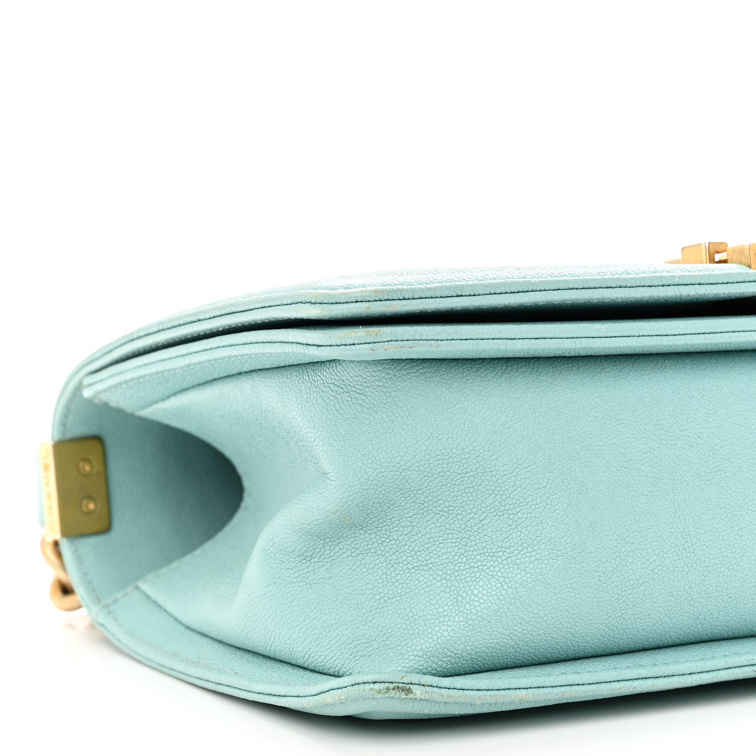 Chanel Caviar Quilted Medium Boy Flap Light Blue 8 of 9