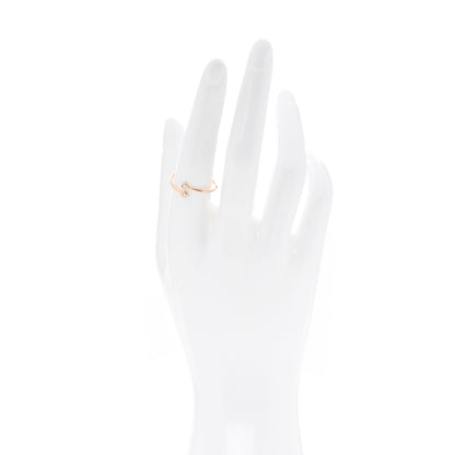 Tiffany 18K Rose Gold Diamond Elsa Peretti Hoop Ring 57 8 2 of 5