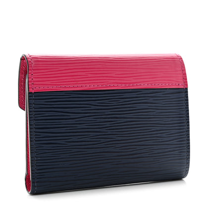 Louis Vuitton Epi Victorine Wallet Indigo Hot Pink 3 of 7