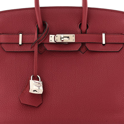 Hermes Togo Birkin 25 Rubis 8 of 10