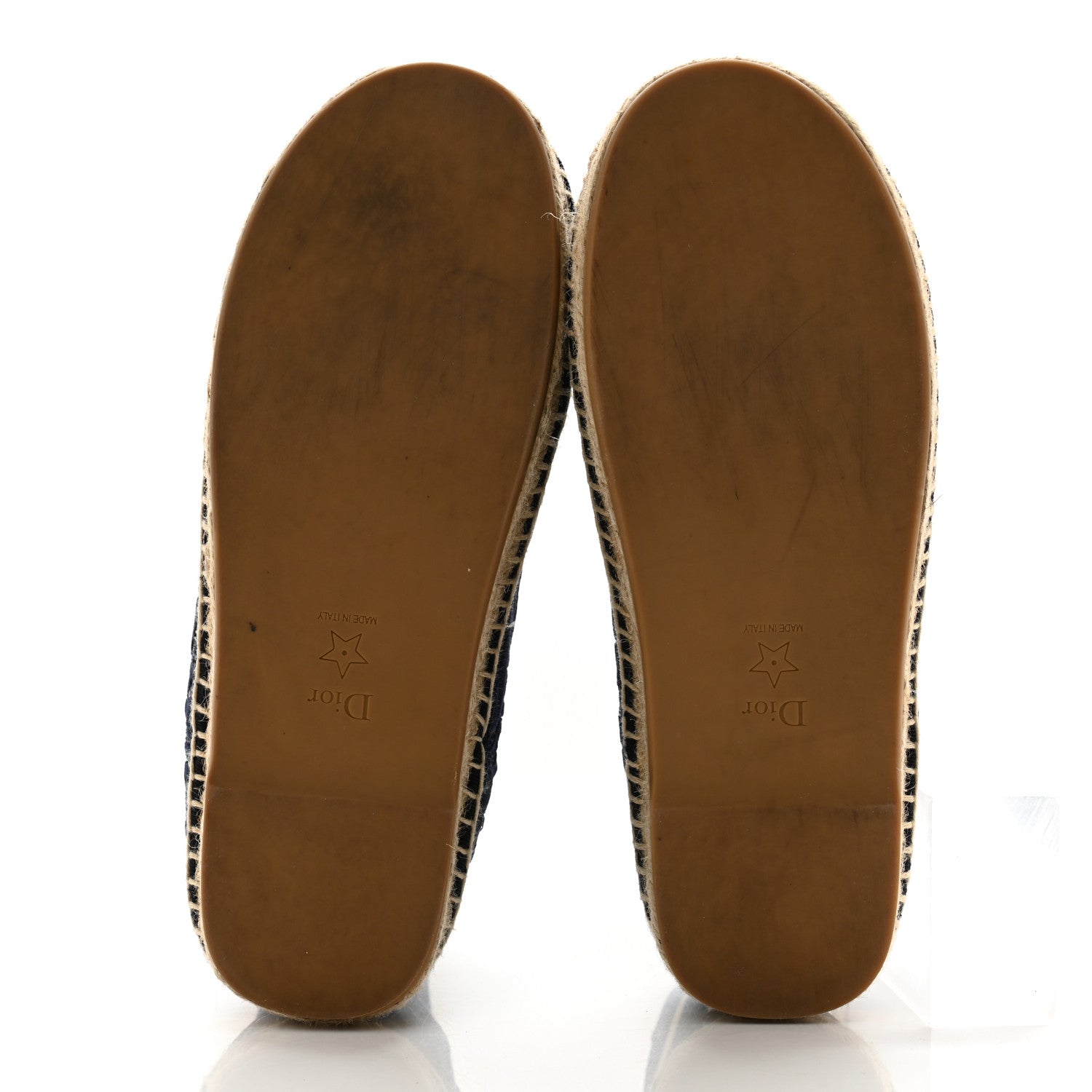 Christian Dior Velvet Oblique Granville Espadrille Boots 38.5 Deep Blue 5 of 8