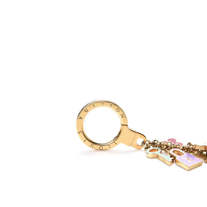 Louis Vuitton Enamel Pretty Charms Key Ring Holder 3 of 4