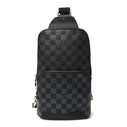 Louis Vuitton Damier Graphite Avenue Sling Bag Onyx Silver 1 of 10